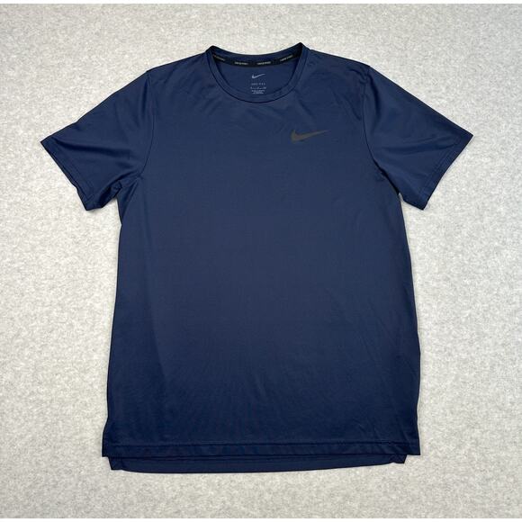 Nike Pro Dri-Fit T-shirt Men's Small Blue Crew Neck Short Sleeve Polyester Blend - Picture 1 of 6